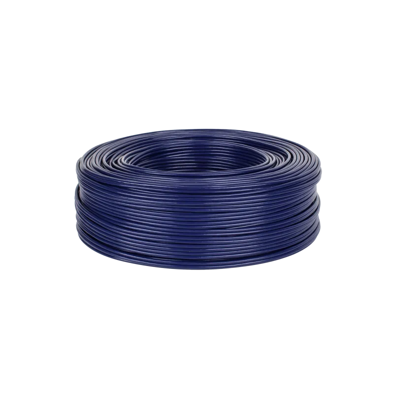 Kabel 2 x RCA-4mm niebieski