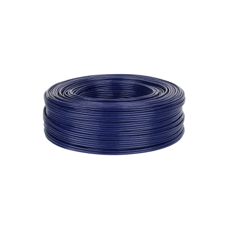 Kabel 2 x RCA-4mm niebieski