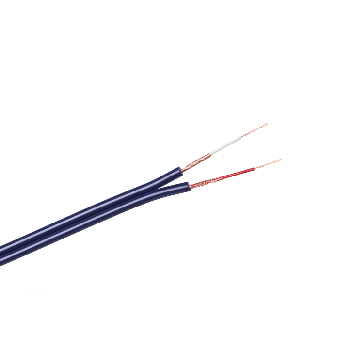 Kabel 2 x RCA-4mm niebieski Kabel 2 x RCA-4mm niebieski