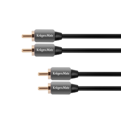 Kabel 2RCA-2RCA 0.5m Kruger&Matz