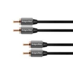 Kabel 2RCA-2RCA 0.5m Kruger&Matz