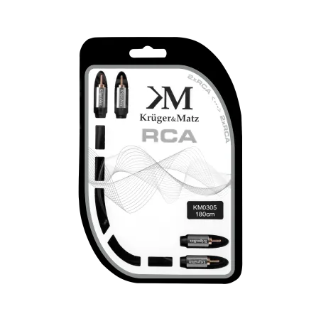 Kabel 2RCA-2RCA 1.8m Kruger&Matz