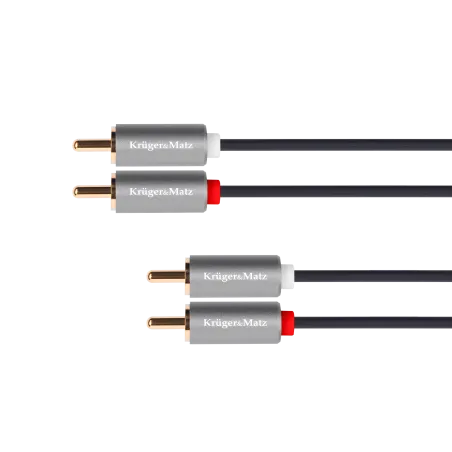 Kabel 2RCA-2RCA 10m Kruger&Matz Basic