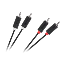 Kabel 2RCA-2RCA 1m Cabletech standard