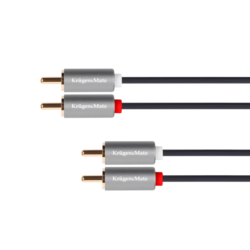 Kabel 2RCA-2RCA 3m Kruger&Matz Basic