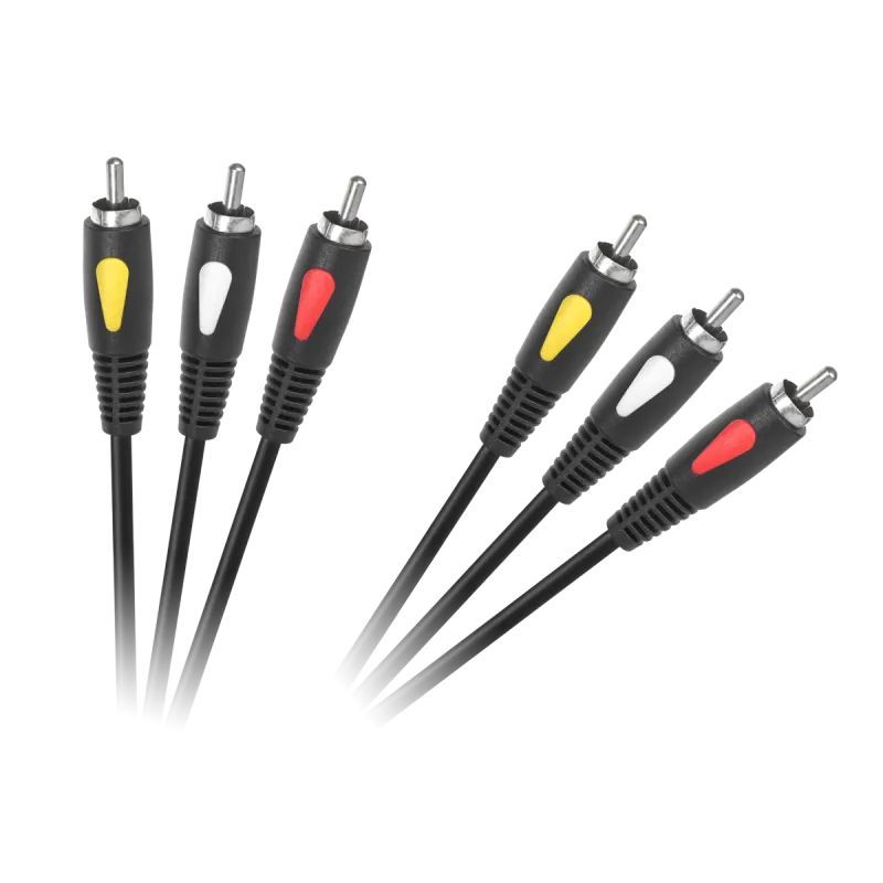 Kabel 3RCA-3RCA 1.8m Cabletech Eco-Line
