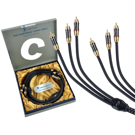 Kabel 3RCA-3RCA Component 1.8m Cabletech Platinum Edition