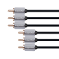 Kabel 3RCA-3RCA component 1.8m Kruger&Matz