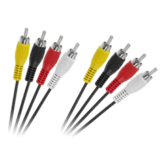 Kabel 4 x RCA - 4 x RCA 1.8m