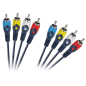 Kabel 4RCA-4RCA 1.8m łezka