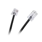 Kabel 8P4C - 6P4C, 3m, czarny Kabel 8P4C - 6P4C, 3m, czarny