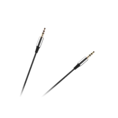 Kabel audio Jack 3.5 wtyk - wtyk REBEL spirala 100 cm