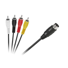 Kabel DIN-4 x RCA 1,8m