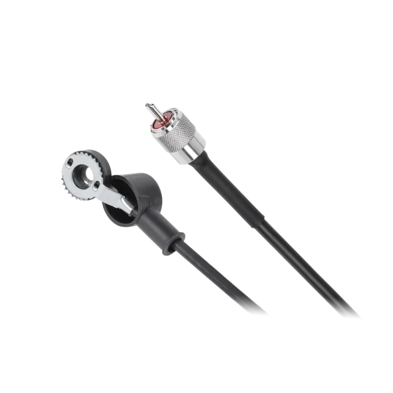 Kabel do anteny samochodowej CB do stopki DV i wtykiem UHF 3,6m Kabel do anteny samochodowej CB do stopki DV i wtykiem UHF 3,6m
