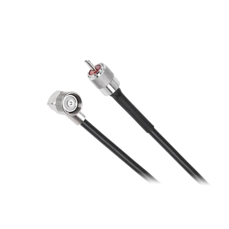 Kabel do anteny samochodowej CB z wtykiem LC27 i wtykiem UHF 3,6m Kabel do anteny samochodowej CB z wtykiem LC27 i wtykiem UHF 3,6m