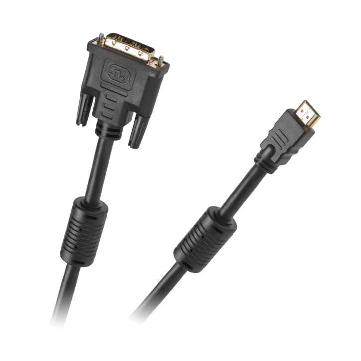 Kabel DVI-HDMI 10m GOLD v1.3b Kabel DVI-HDMI 10m GOLD v1.3b