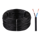 Kabel elektryczny OMY 2x1 300/300V czarny Kabel elektryczny OMY 2x1 300/300V czarny