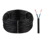 Kabel elektryczny OMY 2x1 300/300V czarny Kabel elektryczny OMY 2x1 300/300V czarny