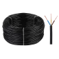 Kabel elektryczny OMY 3x0,75 300/300V czarny