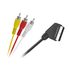 Kabel EURO - 3 x RCA 1,5m