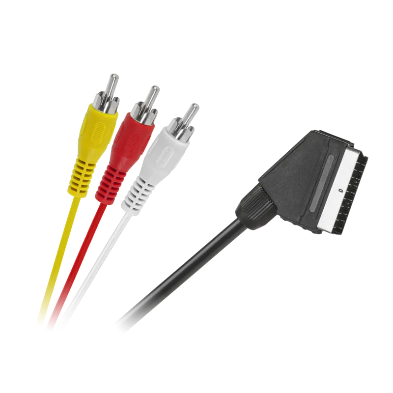Kabel EURO - 3 x RCA 1,5m