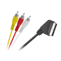 Kabel EURO - 3 x RCA 3m Kabel EURO - 3 x RCA 3m
