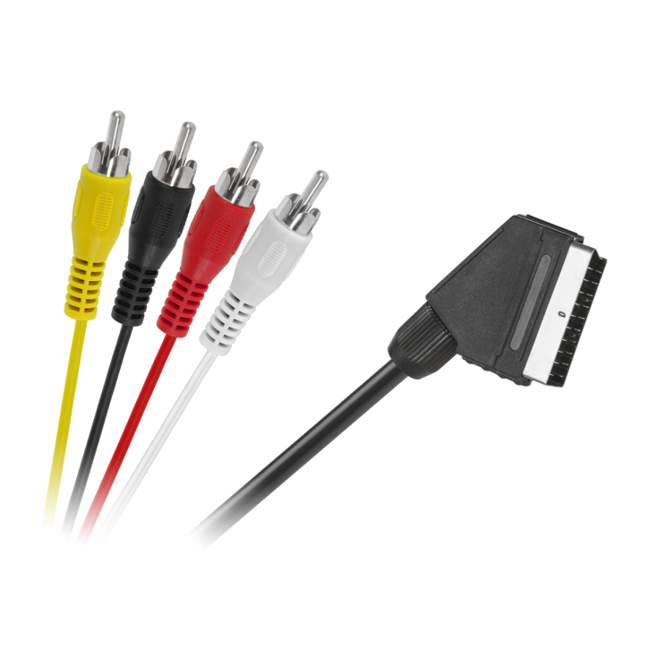 Kabel EURO - 4 x RCA 1,2m Kabel EURO - 4 x RCA 1,2m