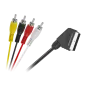 Kabel EURO - 4 x RCA 1,2m