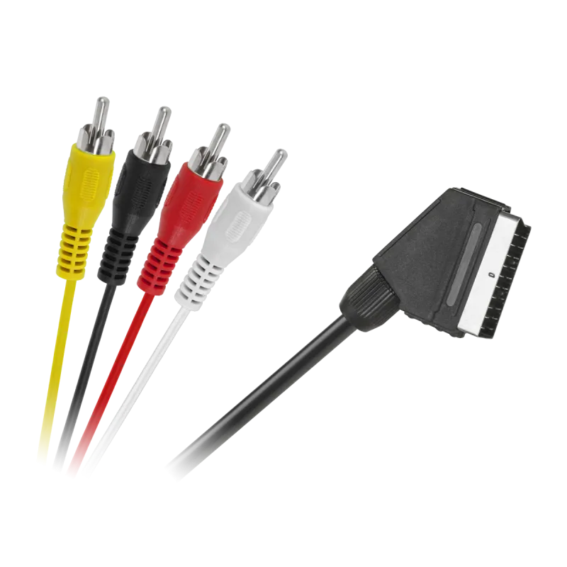 Kabel EURO - 4 x RCA 1,5m
