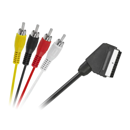 Kabel EURO - 4 x RCA 1,5m