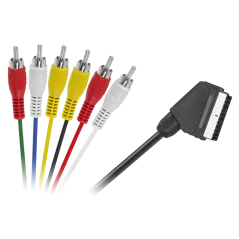Kabel EURO - 6 x RCA 3,0m