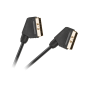 Kabel EURO - EURO 21 pin czarny HQ 1,5m Kabel EURO - EURO 21 pin czarny HQ 1,5m