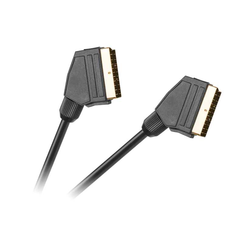 Kabel EURO - EURO 21 pin czarny HQ 1,5m Kabel EURO - EURO 21 pin czarny HQ 1,5m