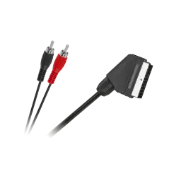 Kabel EURO-2 x RCA 1,2m AUDIO OUT