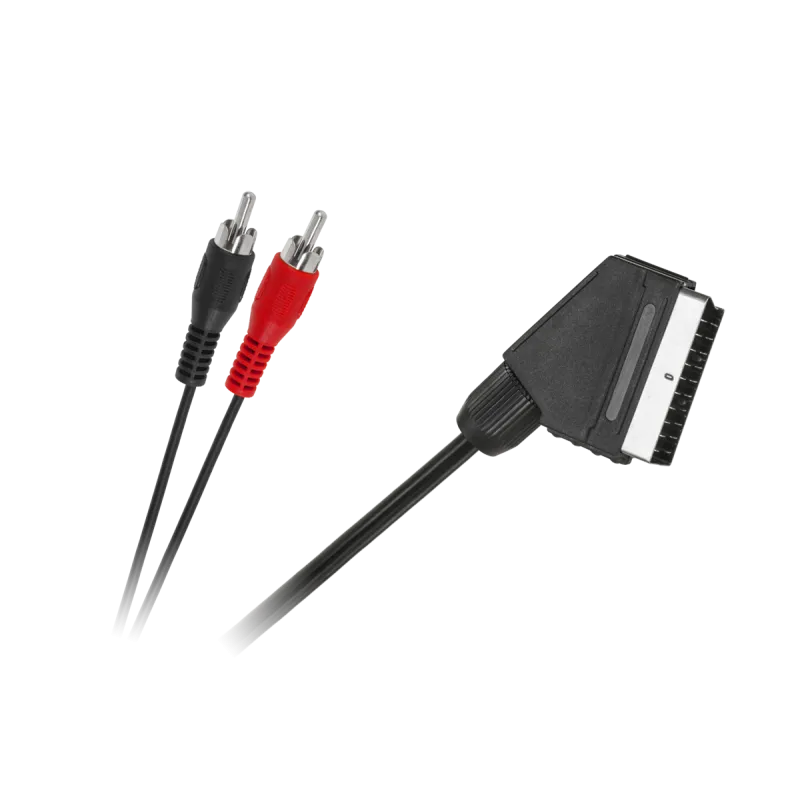 Kabel EURO-2 x RCA 1,2m AUDIO OUT