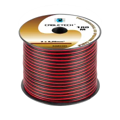 Kabel głośnikowy 0,2mm czarno-czerwony