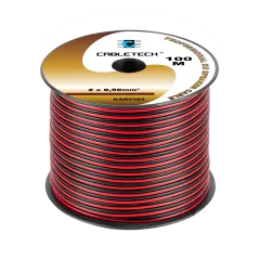 Kabel głośnikowy 0,5mm czarno-czerwony