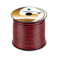 Kabel głośnikowy 0,75mm czarno-czerwony