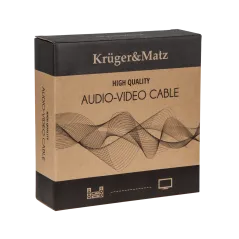 Kabel głośnikowy 3.0m Kruger&Matz (wtyki banan)