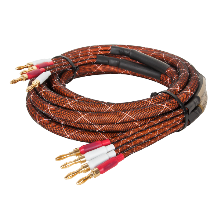 Kabel głośnikowy 3.0m Kruger&Matz (wtyki banan) Kabel głośnikowy 3.0m Kruger&Matz (wtyki banan)