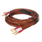 Kabel głośnikowy 3.0m Kruger&Matz (wtyki banan) Kabel głośnikowy 3.0m Kruger&Matz (wtyki banan)