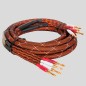 Kabel głośnikowy 3.0m Kruger&Matz (wtyki banan) Kabel głośnikowy 3.0m Kruger&Matz (wtyki banan)