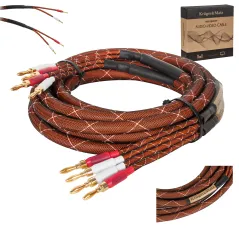 Kabel głośnikowy 3.0m Kruger&Matz (wtyki banan)