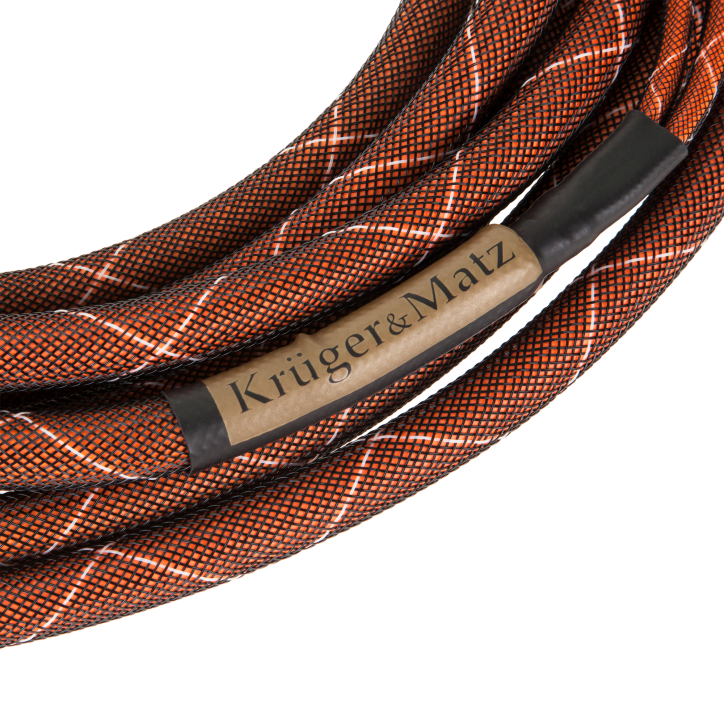 Kabel głośnikowy 5.0 m Kruger&Matz (wtyki banan) Kabel głośnikowy 5.0 m Kruger&Matz (wtyki banan)