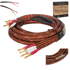 Kabel głośnikowy 5.0 m Kruger&Matz (wtyki banan)