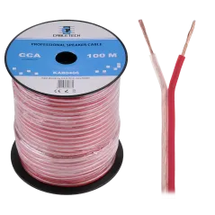 Kabel głośnikowy CCA 0.75mm Cabletech extra flexible