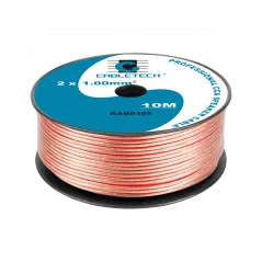 Kabel głośnikowy CCA 1.0mm 10M