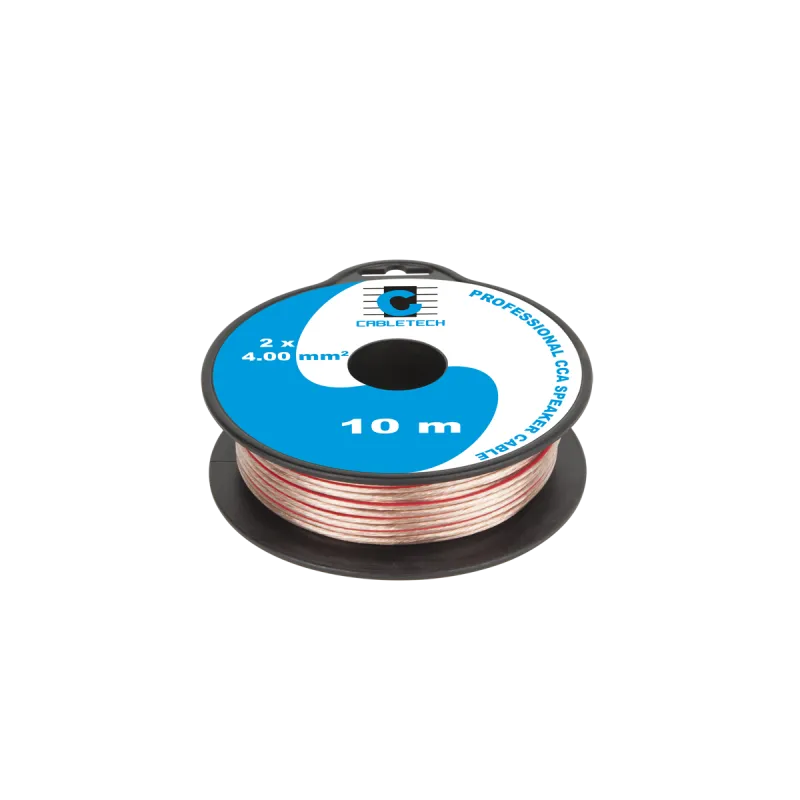 Kabel głośnikowy CCA 4.0mm 10M Kabel głośnikowy CCA 4.0mm 10M