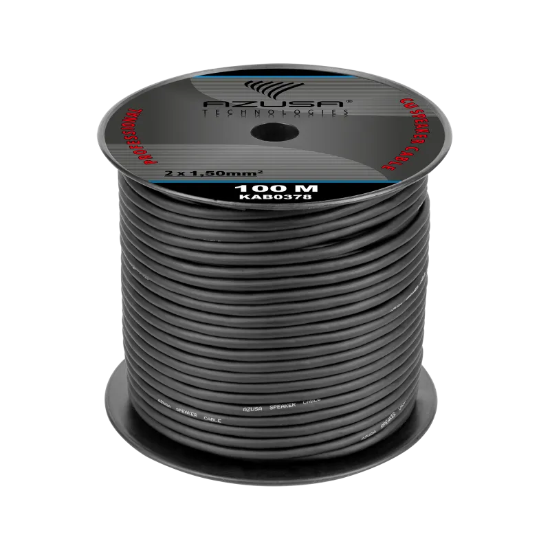 Kabel głośnikowy okrągły AZUSA 1.5mm + bawełna Kabel głośnikowy okrągły AZUSA 1.5mm + bawełna