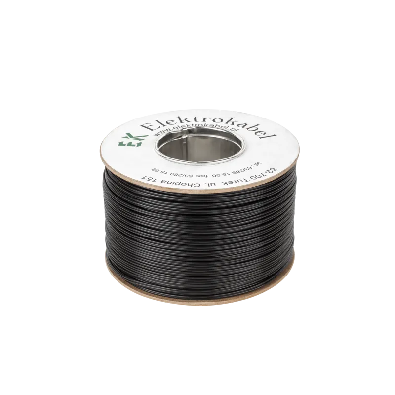 Kabel głośnikowy SMYp 2 x 0,5mm czarny 200m